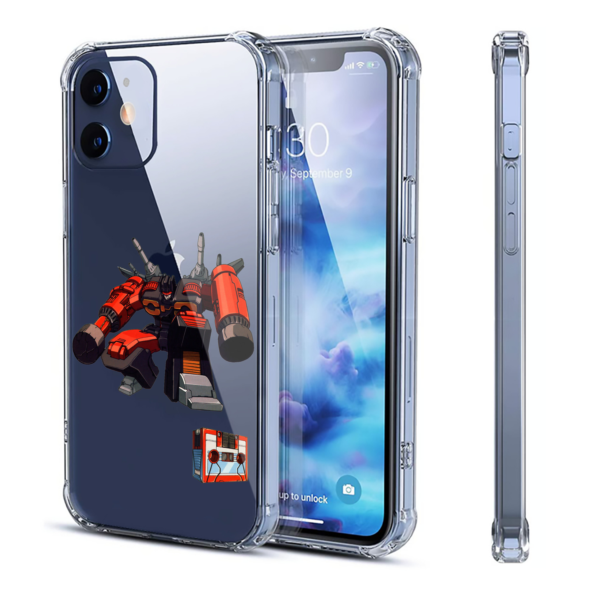 （画像用）  【iPhone 12シリーズ対応】透明スマホケース（クリアソフトケース）